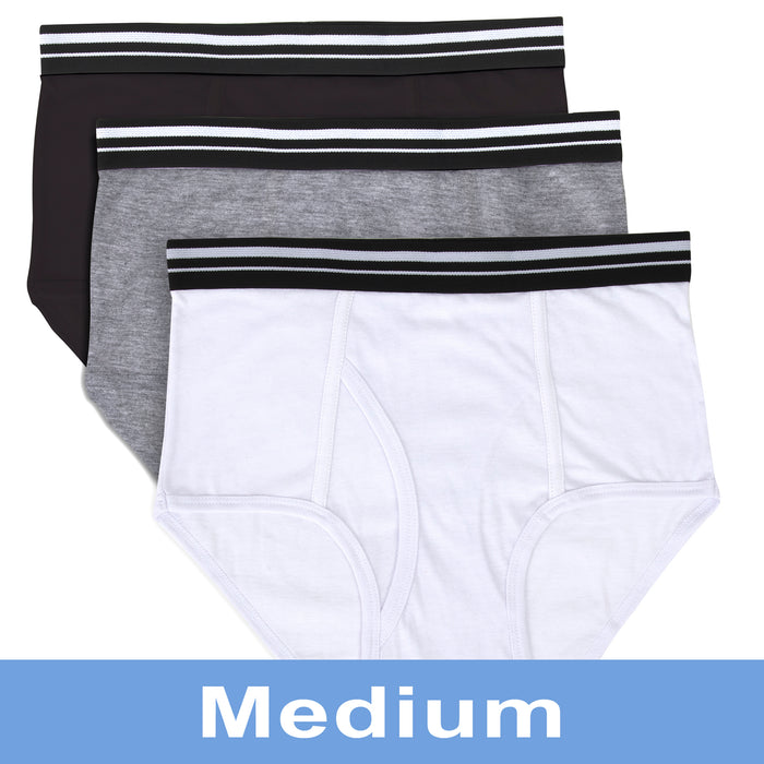 Men's Briefs Underwear - 3 Color Assortment