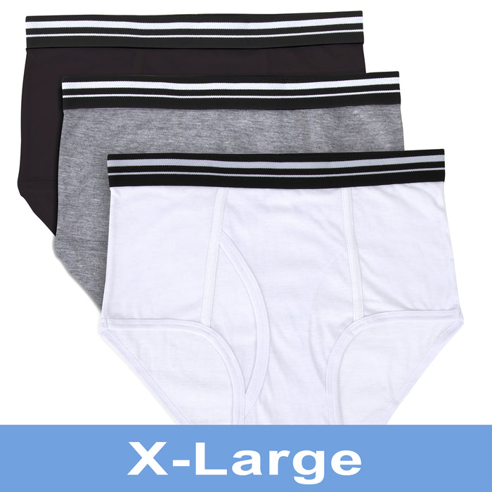 Men's Briefs Underwear - 3 Color Assortment