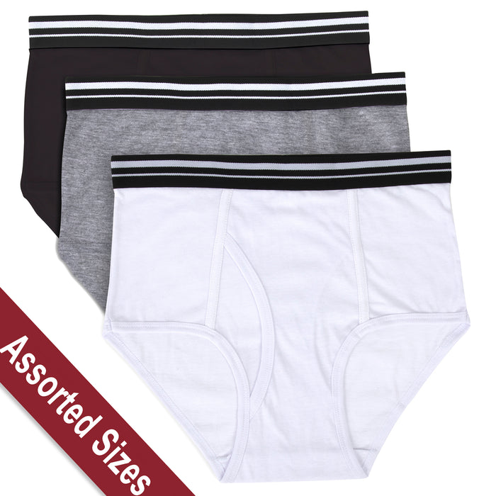 Men's Briefs Underwear - 3 Color Assortment