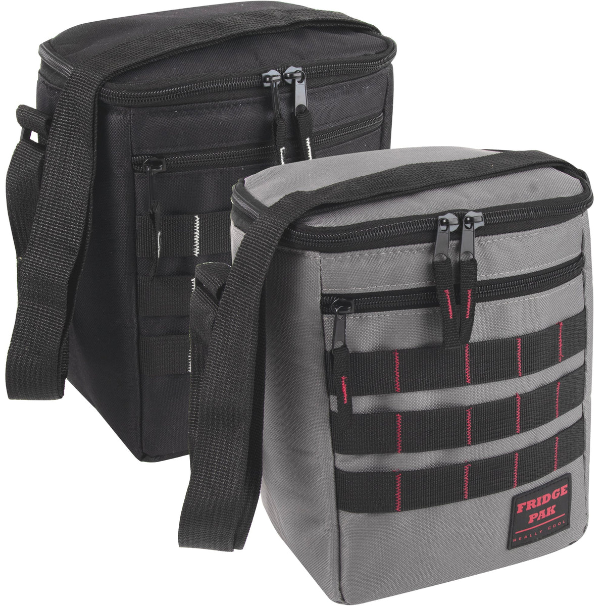 24-pack Bulk Fridge Pak 6-Can Printed Cooler Bag - 2 Colors