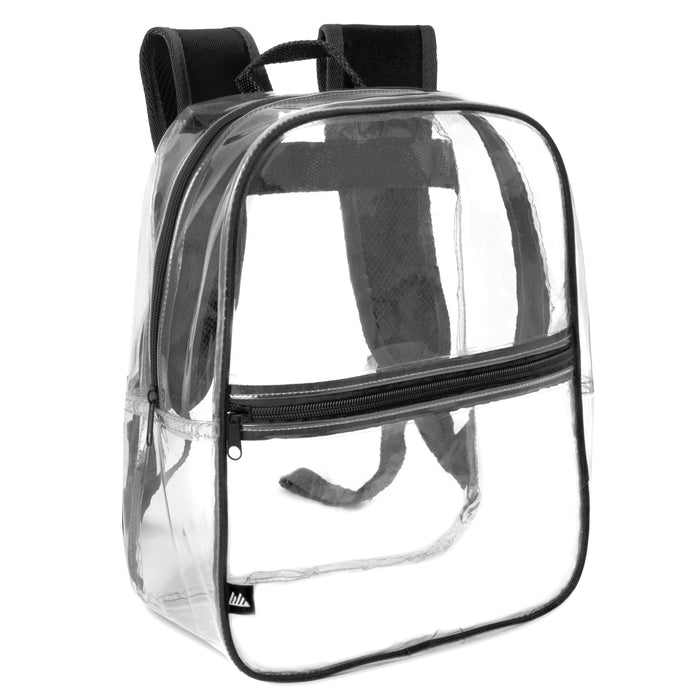 Trailmaker Clear Mini Backpack - Four Color Choices - BagsInBulk.com