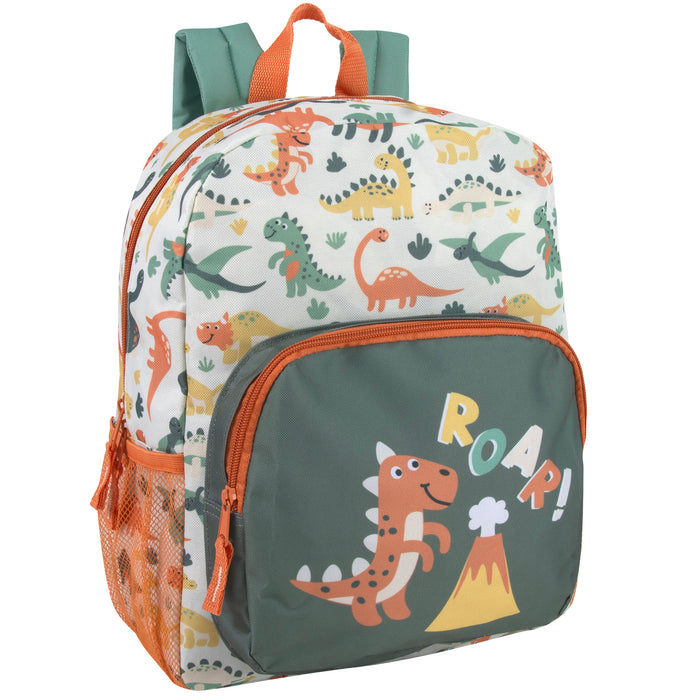 15-Inch Children's Character Backpack - Dinosaur Theme