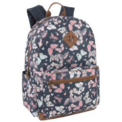 17 Inch Printed Butterfly Backpack