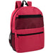 17-Inch Double Front Pocket Backpack with Side Mesh Pockets - 5 Colors - BagsInBulk.com