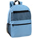 17-Inch Double Front Pocket Backpack with Side Mesh Pockets - 5 Pastel Colors - BagsInBulk.com