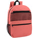 17-Inch Double Front Pocket Backpack with Side Mesh Pockets - 5 Pastel Colors - BagsInBulk.com