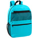 17-Inch Double Front Pocket Backpack with Side Mesh Pockets - 5 Pastel Colors - BagsInBulk.com