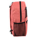 17-Inch Double Front Pocket Backpack with Side Mesh Pockets - 5 Pastel Colors - BagsInBulk.com