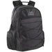 19-inch Bungee Backpack w Laptop Sleeve - Black - BagsInBulk.com