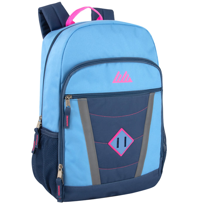17-Inch Bulk Reflective Overay Backpack - Girls