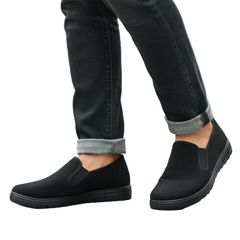 Adult Slip-On Shoes - Classic Black - BagsInBulk.com