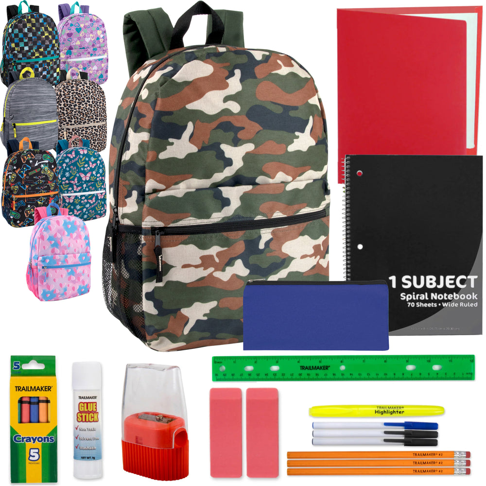24 Kits - Premium School Supplies Kit (no backpack) main image 1