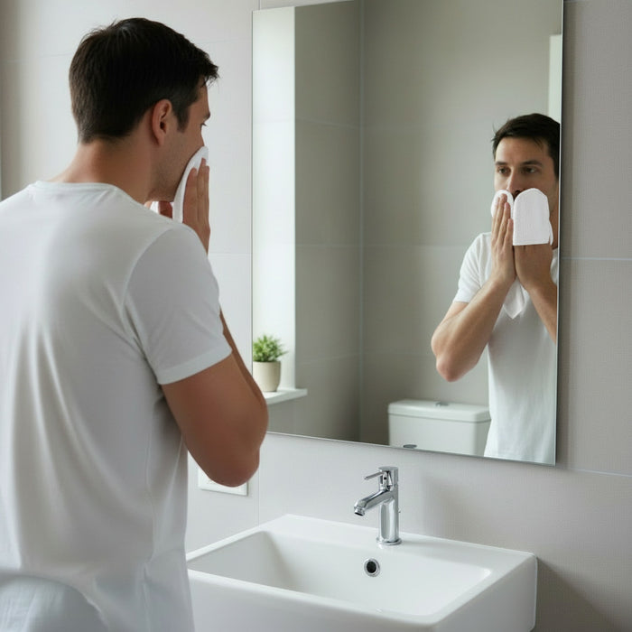 White Wash Cloths - 12 x 12 inches - BagsInBulk.com