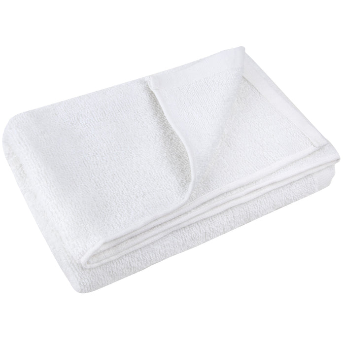 Adult Bath Towel - White - BagsInBulk.com