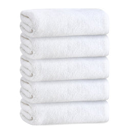 Adult Bath Towel - White - BagsInBulk.com