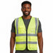 Deluxe High Visibility Safety Vest With Clear ID Pocket - BagsInBulk.com