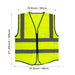 Deluxe Adult High Visibility Safety Vest With Clear ID Pocket - BagsInBulk.com