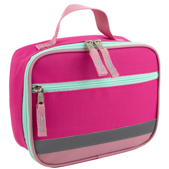 Fridge Pak Reflective Strap Lunch Bag - 3 Girl Colors - BagsInBulk.com