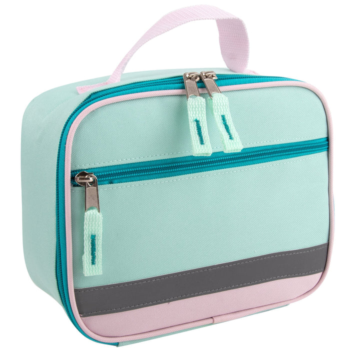 Fridge Pak Reflective Strap Lunch Bag - 3 Girl Colors - BagsInBulk.com