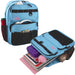 17 Inch Multi- Mesh Pocket Daisy Chain Backpack- Girls -  Single Colors - BagsInBulk.com