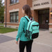 17 Inch Multi- Mesh Pocket Daisy Chain Backpack- Girls -  Single Colors - BagsInBulk.com