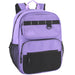 17 Inch Multi- Mesh Pocket Daisy Chain Backpack- Girls -  Single Colors - BagsInBulk.com