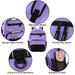 17 Inch Multi- Mesh Pocket Daisy Chain Backpack- Girls -  Single Colors - BagsInBulk.com