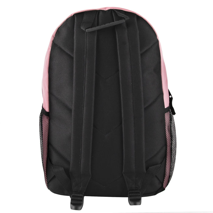 18-Inch Multi-Pocket Reflective Backpack -  3 Girls Colors - BagsInBulk.com