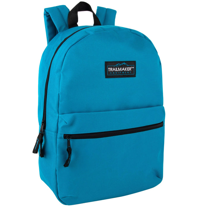 Trail maker (24 Pack) Classic 17 Inch Backpacks in Bulk Wholesale Back Packs for Boys and Girls (Multi Assorted 12 colors Pack) Trail maker (24 Pack) Classic 17 Inch Backpacks in Bulk Wholesale Back Packs for Boys and Girls (Multi Assorted 12 colors Pack)