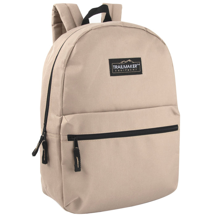 17 inch trailmaker jansport backpack Trail maker (24 Pack) Classic 17 Inch Backpacks in Bulk Wholesale Back Packs for Boys and Girls (Multi Assorted 12 colors Pack)
