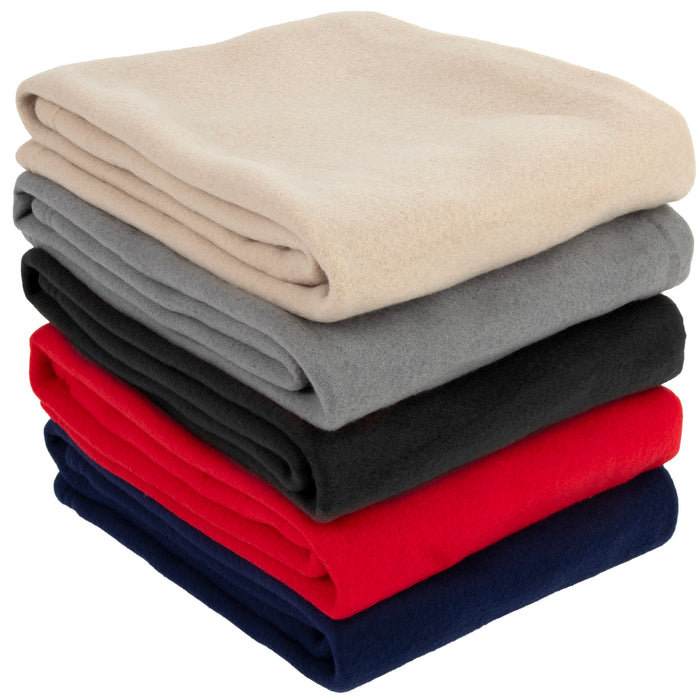 Wholesale Fleece Kids Blanket 30" x 40" - 5 Assorted Colors - BagsInBulk.com