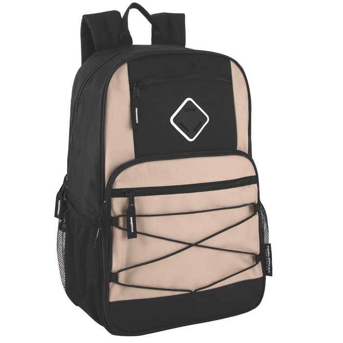 18 Inch Dome Bungee Backpack with Laptop Section - 4 Colors - BagsInBulk.com