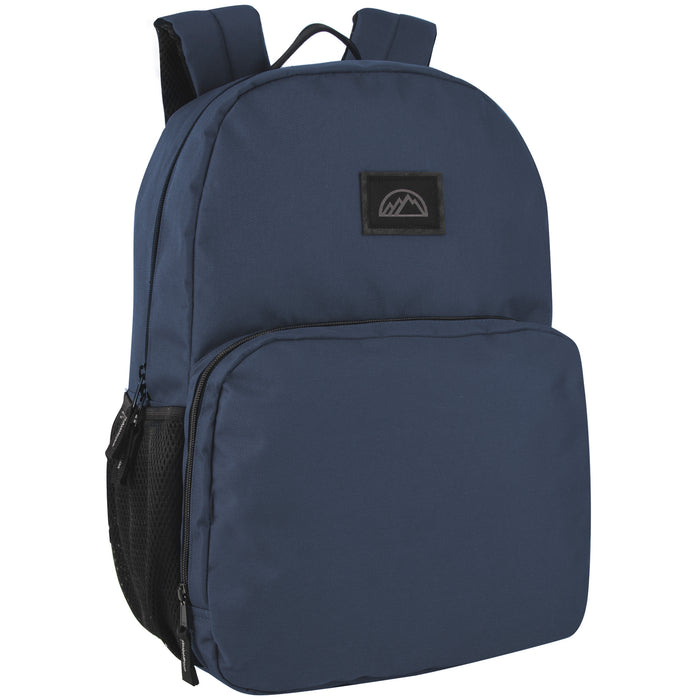 17-Inch Mountain Edge Dome With Laptop Sleeve Backpack - 2 yr Warranty - BagsInBulk.com