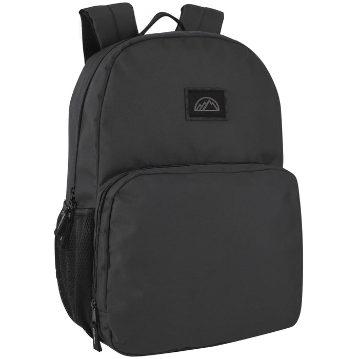 17-Inch Mountain Edge Dome With Laptop Sleeve Backpack - 2 yr Warranty - BagsInBulk.com