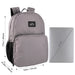 17-Inch Mountain Edge Dome With Laptop Sleeve Backpack - 2 yr Warranty - BagsInBulk.com