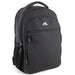 18-inch Rubberized Soft Touch Backpack w Laptop Sleeve - Black - BagsInBulk.com