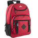 18 Inch Double Buckle Backpack with Laptop Section -  4 Colors - BagsInBulk.com