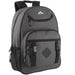 18 Inch Double Buckle Backpack with Laptop Section -  4 Colors - BagsInBulk.com