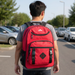 18 Inch Double Buckle Backpack with Laptop Section -  4 Colors - BagsInBulk.com
