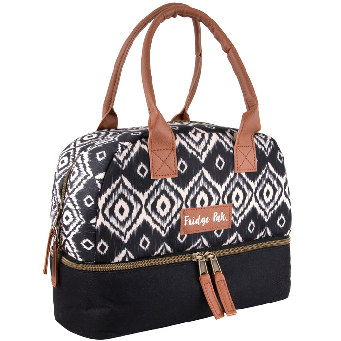 Fridge Pak Dual Compartment Lunch Tote Bag - 3 Prints