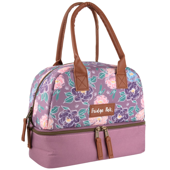 Fridge Pak Dual Compartment Lunch Tote Bag - 3 Prints