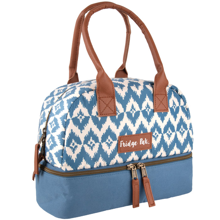 Fridge Pak Dual Compartment Lunch Tote Bag - 3 Prints