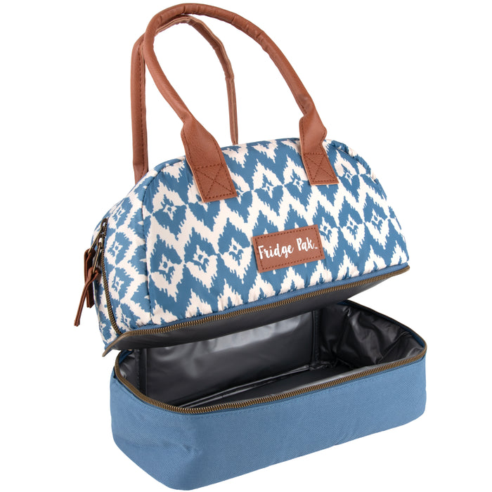Fridge Pak Dual Compartment Lunch Tote Bag - 3 Prints