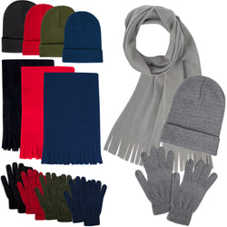 Adult Winter Gear Set - Assorted Colors - BagsInBulk.com