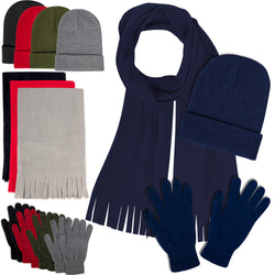 Adult Winter Gear Set - Assorted Colors - BagsInBulk.com
