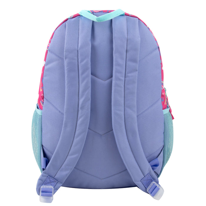 17-inch Rainbow Themed Backpack with 14-Piece School Supplies Kit