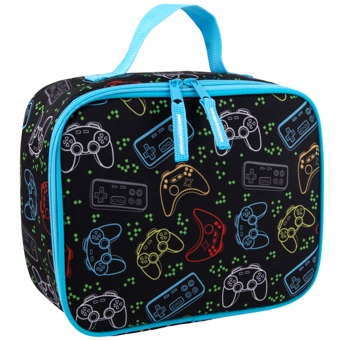 Fridge Pak Printed Lunch Bag - Gamer Themed - Blue