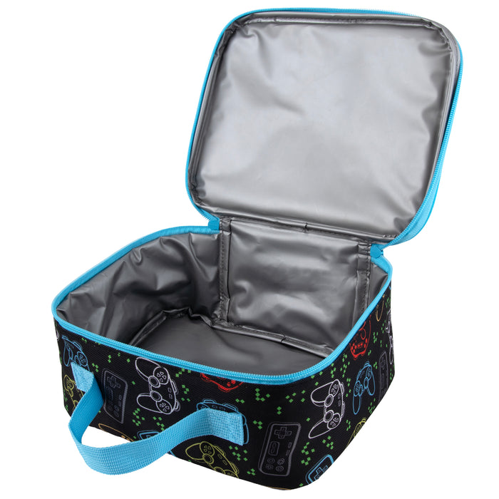 Fridge Pak Printed Lunch Bag - Gamer Themed - Blue