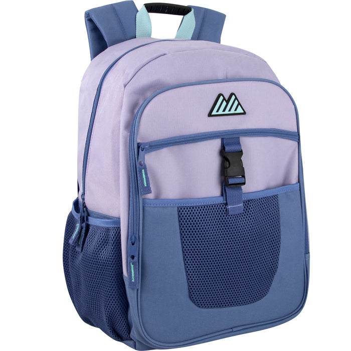 18-Inch Bulk Front Mesh Pocket With Buckel Backpack - 2 Colors