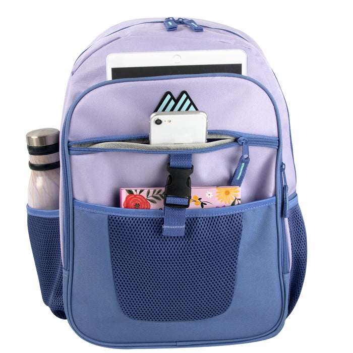 18-Inch Bulk Front Mesh Pocket With Buckel Backpack - 2 Colors